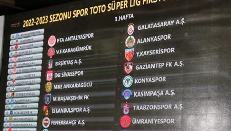 Süper Lig Fikstürü ve Maç Programı